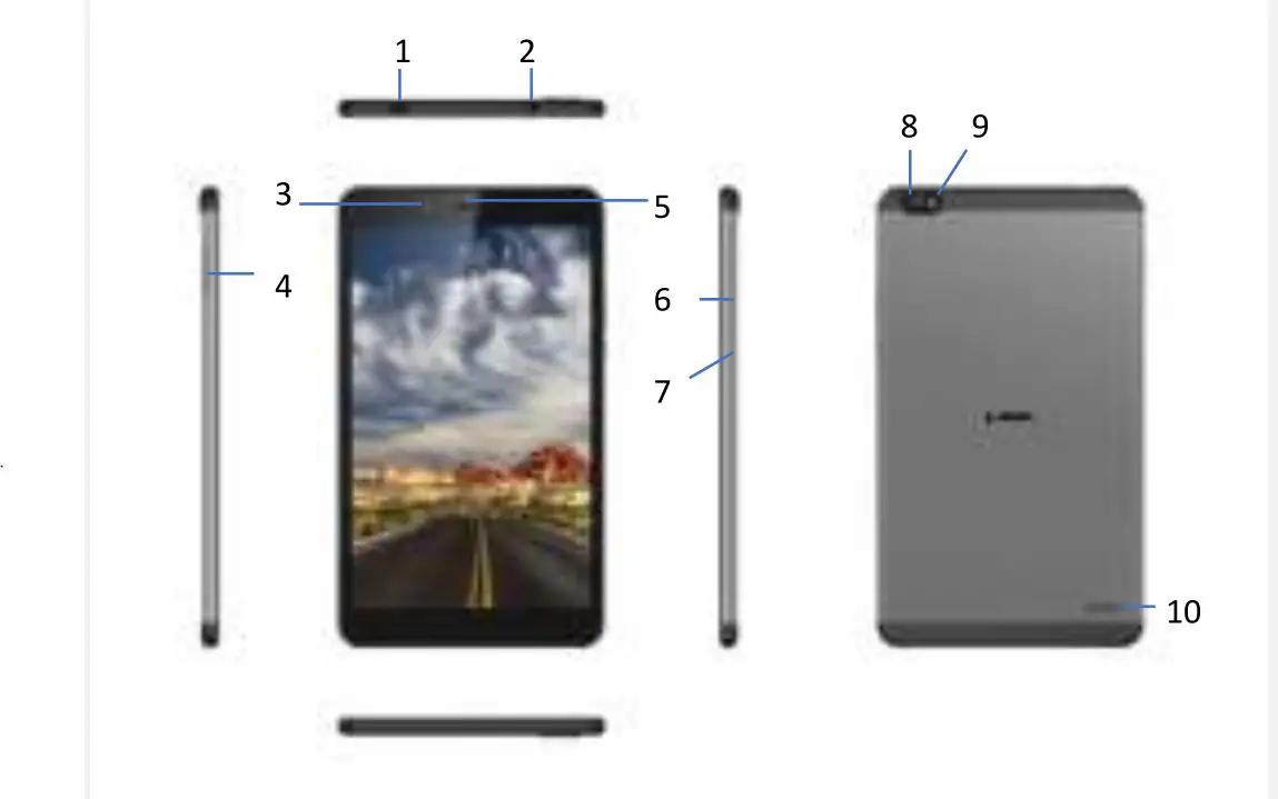 AURA Tablet - Key and Parts