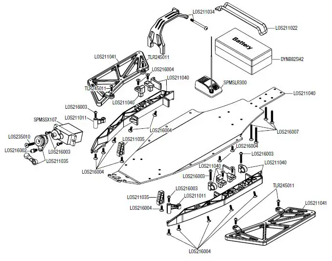 HORIZON-HOBBY-LOS01023T1-T2-Mini-No-Prep-Chevelle-Drag-Car-FIG-2