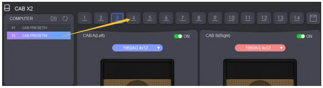 MOOER CAB X2 Stereo Cabinet Simulation Pedal - fig 12