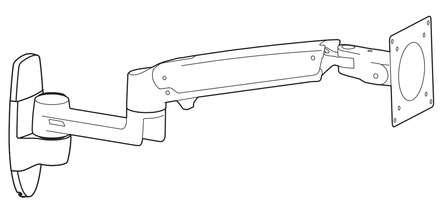 amazon basic B010QZCT5W Wall Mount LCD Arm 