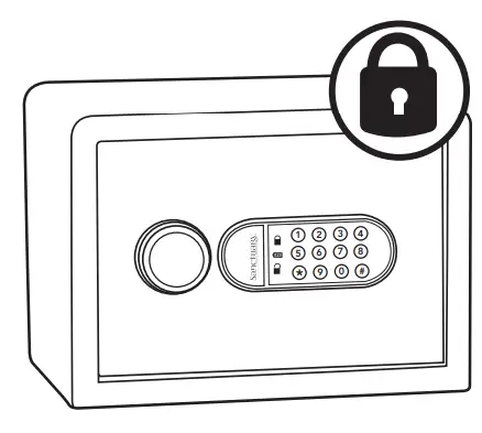 Sanctuary SA PV2M 0 59 cu ft Wall Safe with Electronic Keypad Lock-fig10