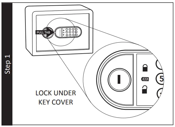 Sanctuary SA PV2M 0 59 cu ft Wall Safe with Electronic Keypad Lock-fig2