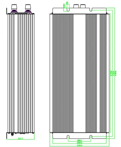 RS PRO 816 0096 5000W DCAC Power Inverter - overview 2