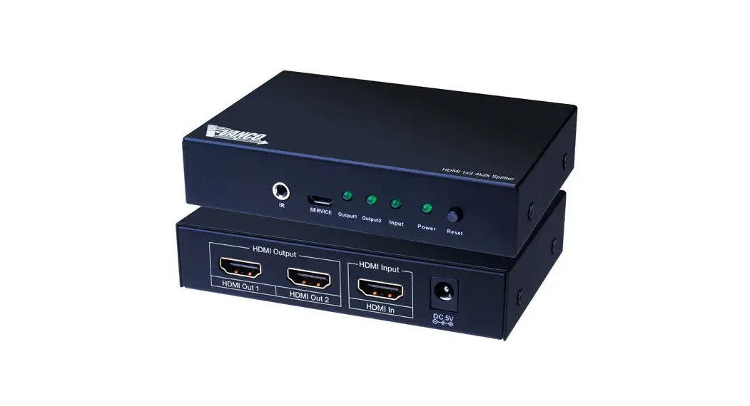 Vanco Evsp8k22 8k Hdmi 2x2 Switching Splitter Instruction Manual Vanco Evsp8k22 8k Hdmi 2x2 Switching Splitter Instruction Manual