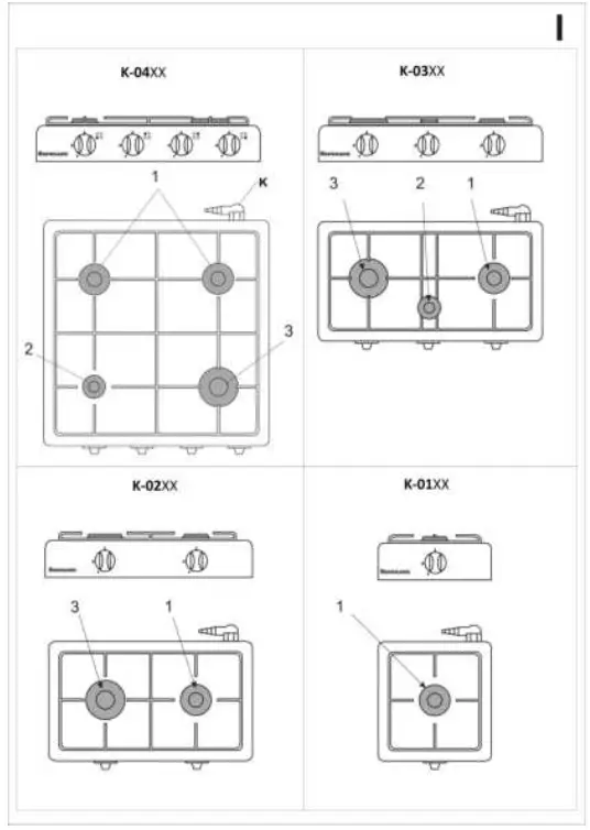 RAVANSON K-01T Top Table Gas-Cooker 01