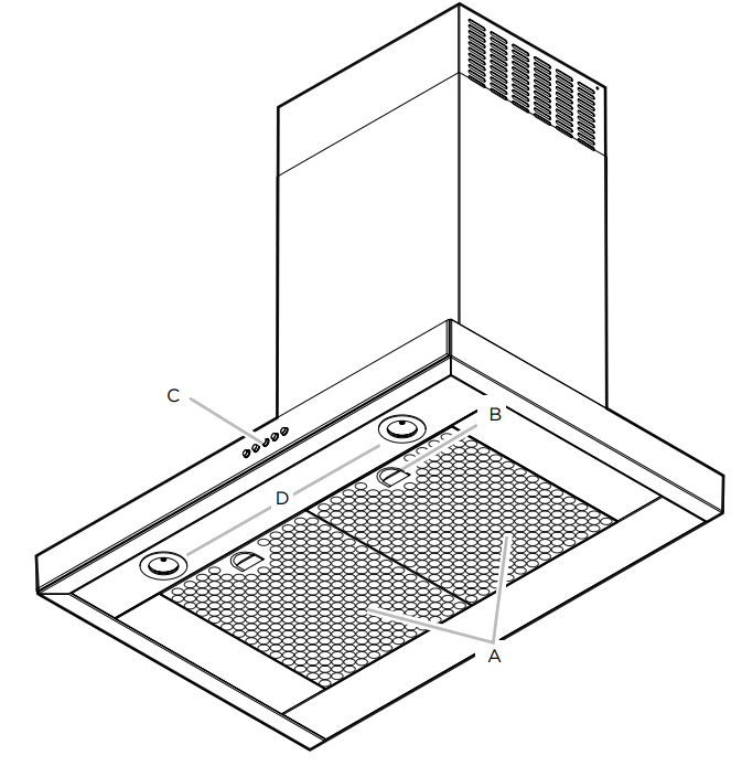 Ariete ATS430SSB 30 Inch Stainless Steel Convertible Chimney Style Wall Mount Hood - fig 12