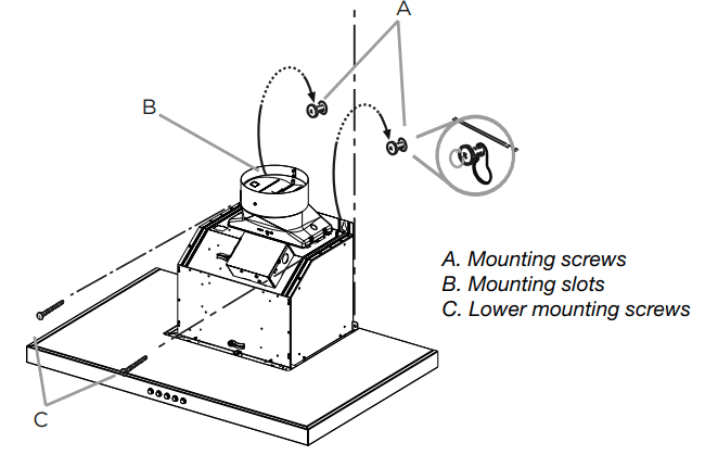 Ariete ATS430SSB 30 Inch Stainless Steel Convertible Chimney Style Wall Mount Hood - fig 6