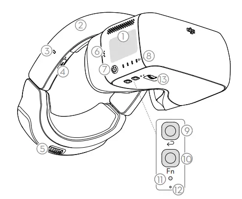 DJI GOGGLES AIR MAVIC MINI Drone - Figure 1