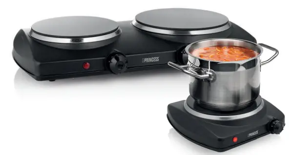 PRINCESS 01.303021.01.001 Double Ceramic Hot Plate Product
