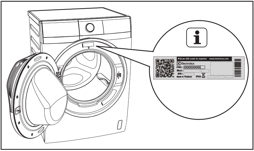 Electrolux EWF1024M3SB Washing Machine - fig 563