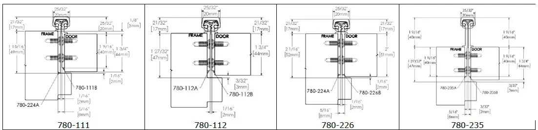 HAGER-780-226LL-Lead-Lined-Concealed-Leaf-Hinge-6