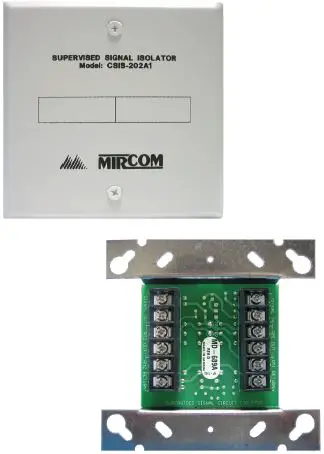 Mircom CSIS-202A1 Supervised Signal Isolator Module-fig1