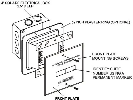 Mircom CSIS-202A1 Supervised Signal Isolator Module-fig2
