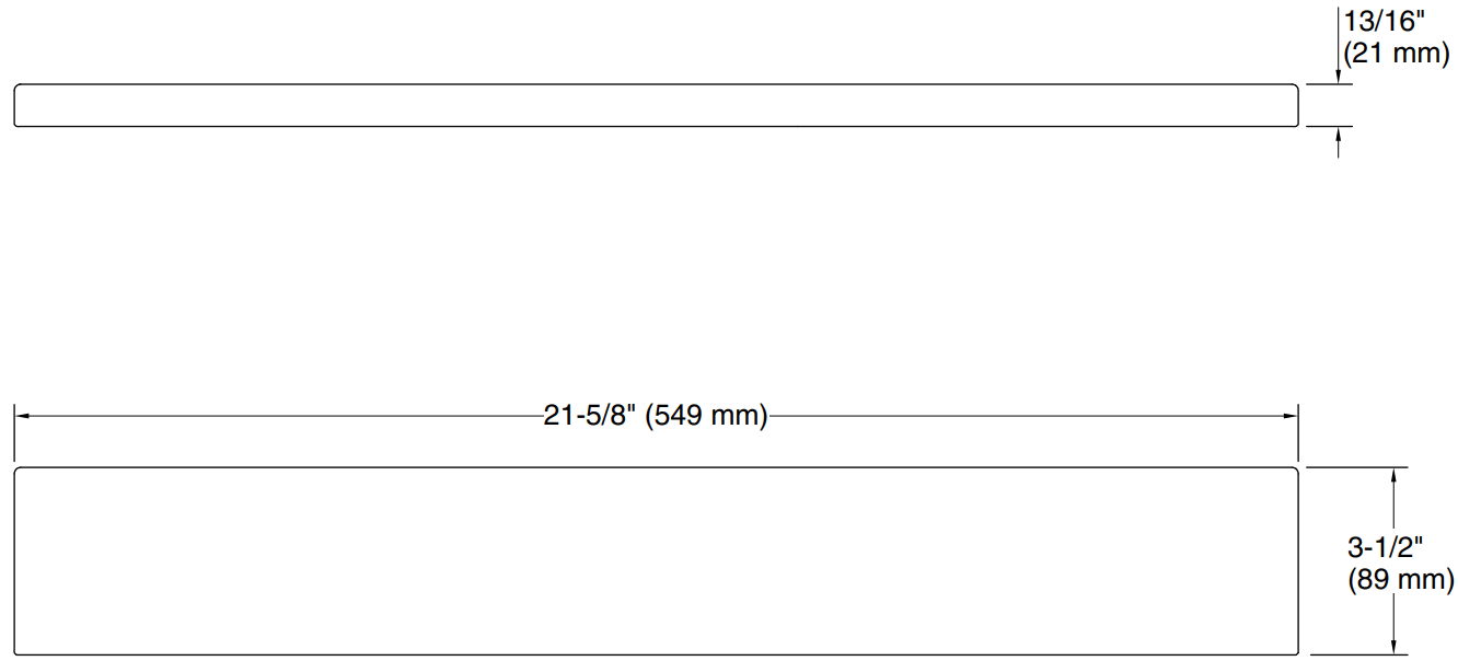 KOHLER K 28266 Silestone Quartz Side Splash - fig