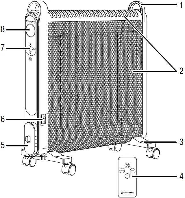 TROTEC TCH 2050 E Thermal Wave Heater Convector User Manual 02
