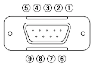 iCOM OPC-617 External Terminal Connection Cable - Cable Pin