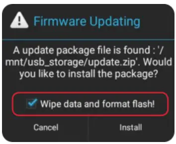 Firmware update