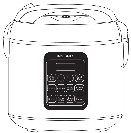 INSIGNIA NS-RC20CSS1 20 Cup Rice Cooker