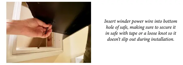 Insert BlumSafe into Frame and Wall Opening Figure 1