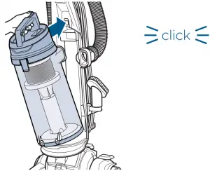 Bissell-2316-Pre-motor-filter-cleaning-illustration