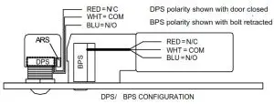 SDC 2490A Extra Narrow Concealed Mortise Bolt Lock Fail Secure - OPTIONAL DOOR POSITION SWITCH