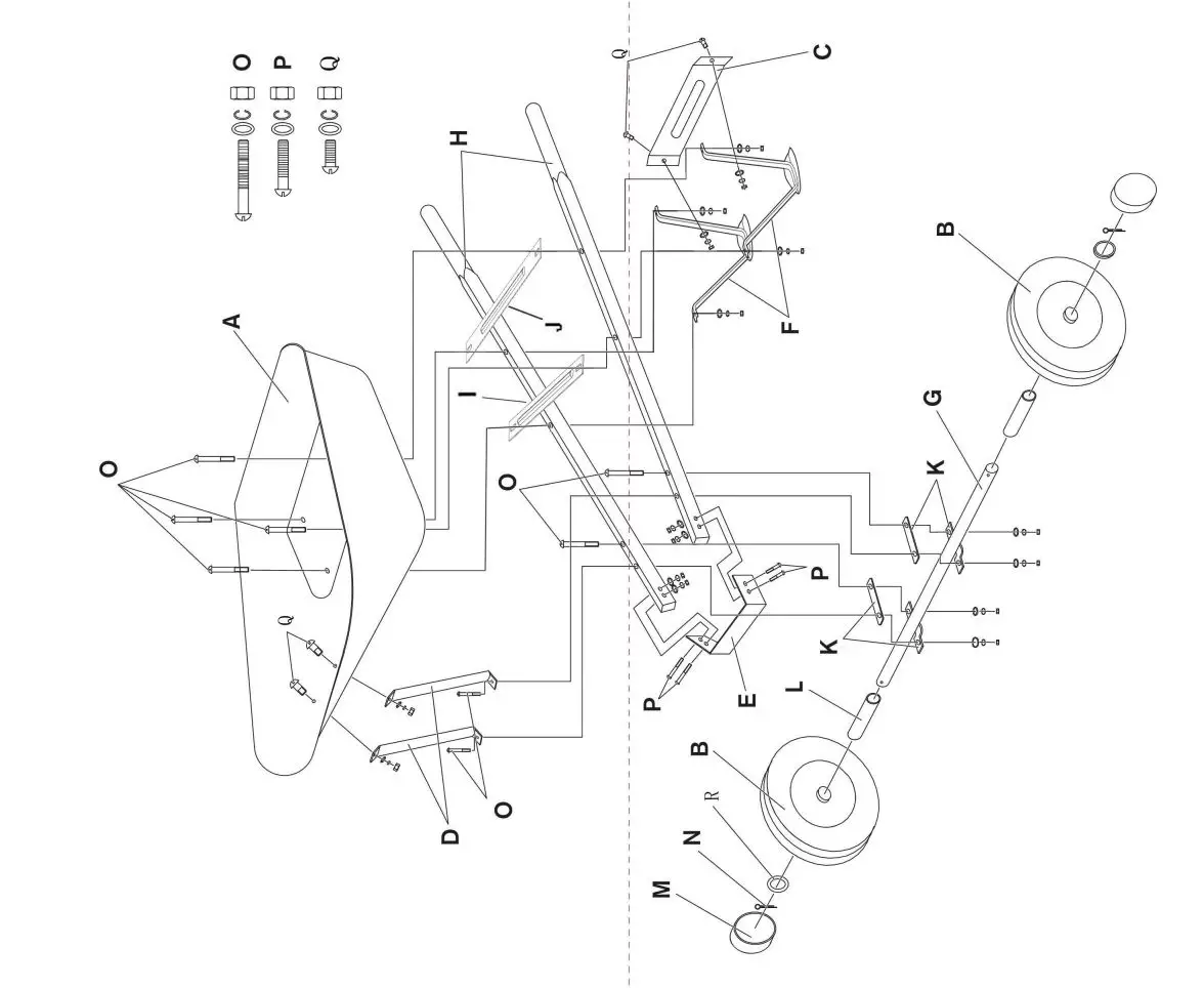 GROUNDWORK 1006400 Mega Load Wheel Barrow Instruction Manual - Product Overview