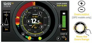 HUMMINBIRD ICE Helix Chirp Series-Flasher