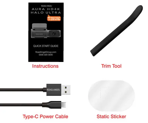 ROAD ANGEL Aura HD4K Halo Ultra - What's The Box 2