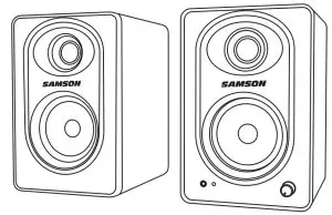 SAMSON MEDIAONE M30 Powered Studio Monitors - Features