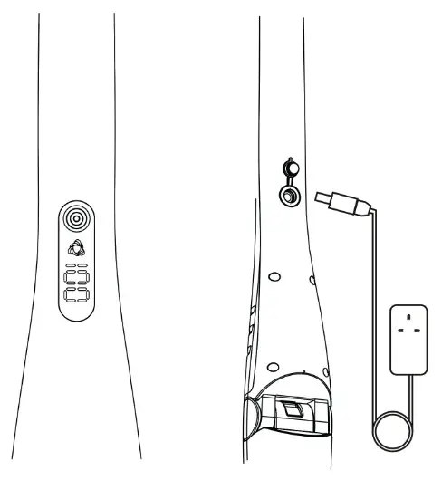 LAKELAND PSCRUBWHT PowerScrub Rechargeable Cordless Cleaning Kit- Charging