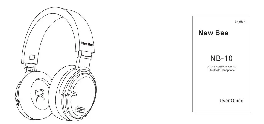 newbee NB-10 Active Noise Cancelling Bluetooth Headphone fig1