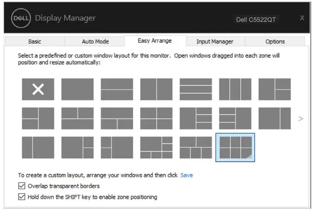 Enable Zone Positioning