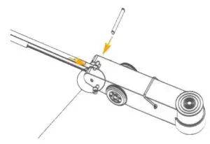 TQB 20,000Kg Truck Jack Air Actuated - circlip