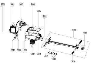 TQB 20,000Kg Truck Jack Air Actuated - pump 1