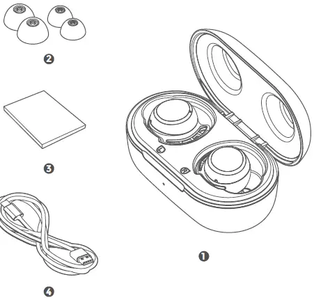 Tribit FlyBuds 3mAini Wireless Earbuds fig 1