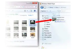Adding album art to a track fig 2