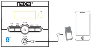 naxa NHS 7008 42 Sound Bar with Bluetooth - audio devices