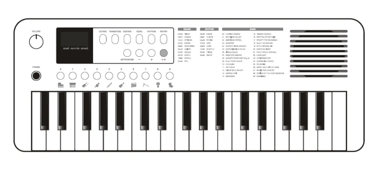 Classic Cantabile 00078728 Mini-37 Keyboard User Manual