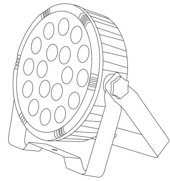 qtx 151 030UK PAR100 3in1 LED PAR Can
