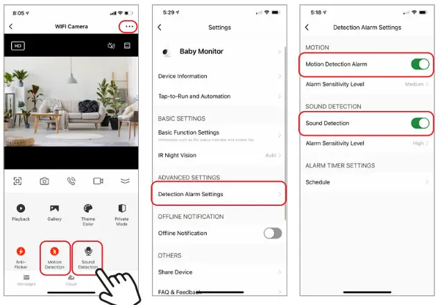 Brookstone BKWIFICAMWL2 Security WiFi Camera - Sound Detection