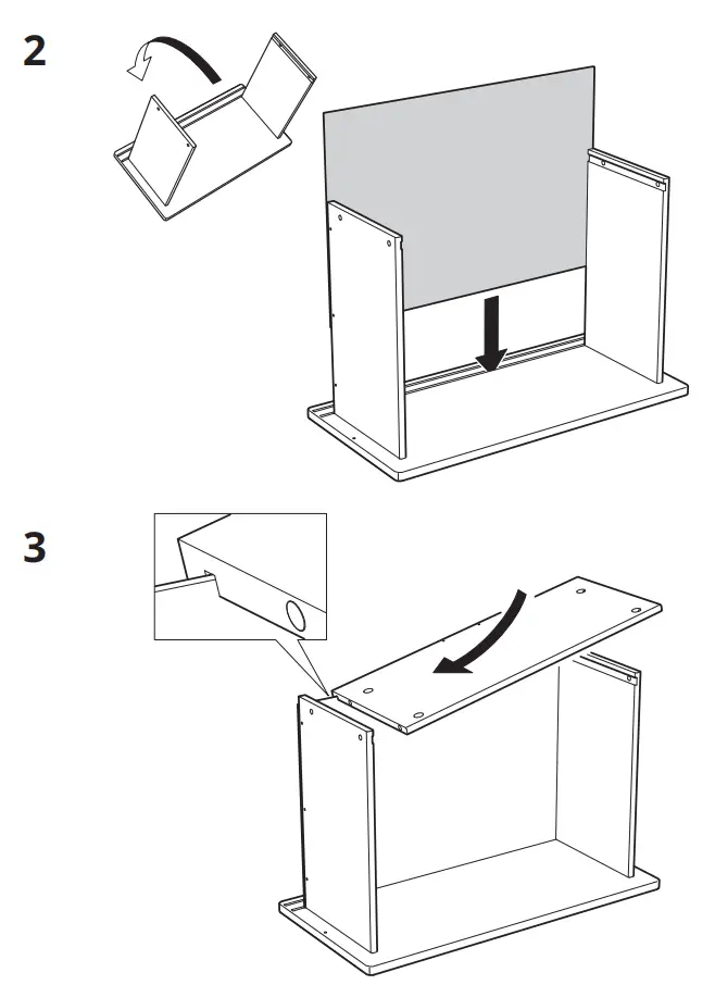 IKEA KONSTRUERA 30x60 cm Drawer without Front White fig11