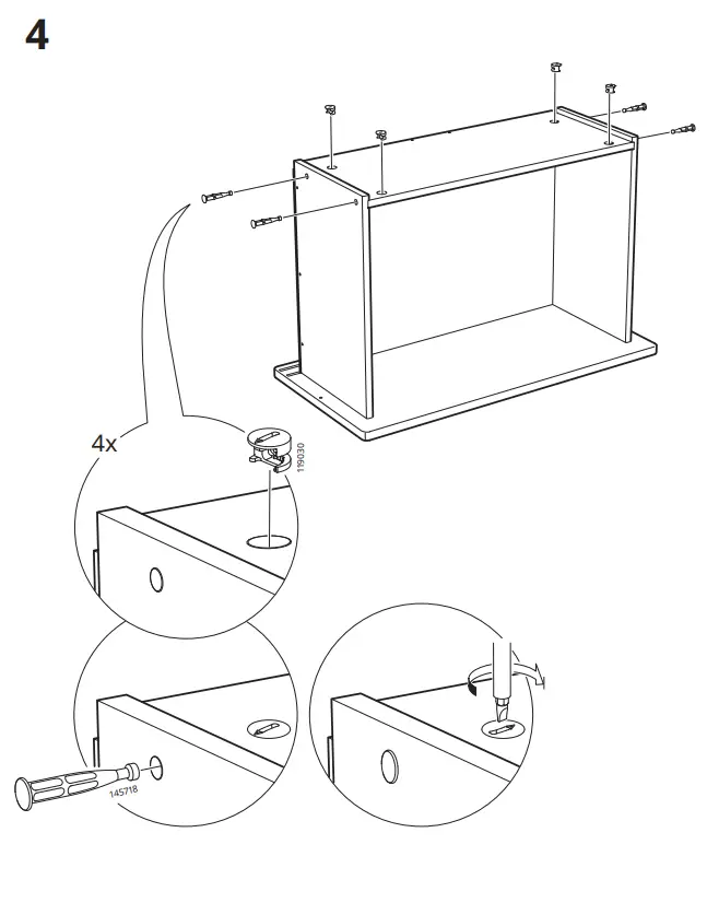 IKEA KONSTRUERA 30x60 cm Drawer without Front White fig12