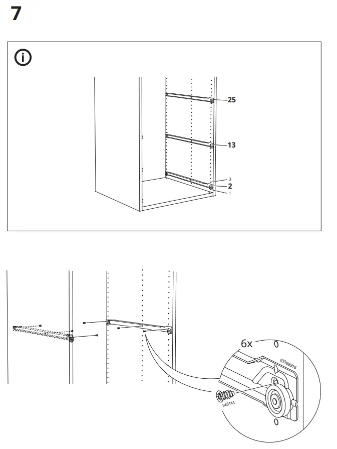 IKEA KONSTRUERA 30x60 cm Drawer without Front White fig15