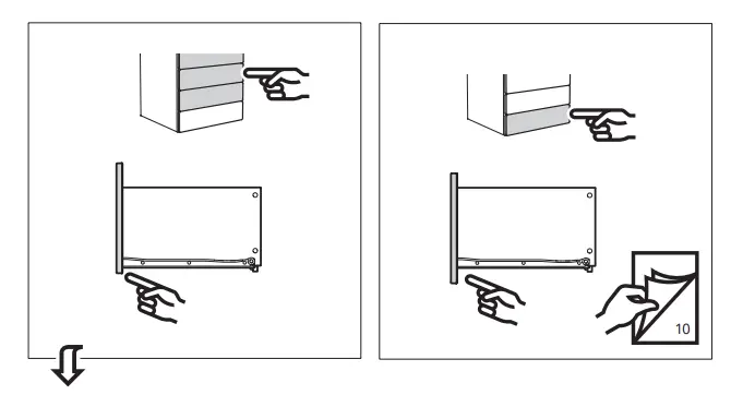 IKEA KONSTRUERA 30x60 cm Drawer without Front White fig3