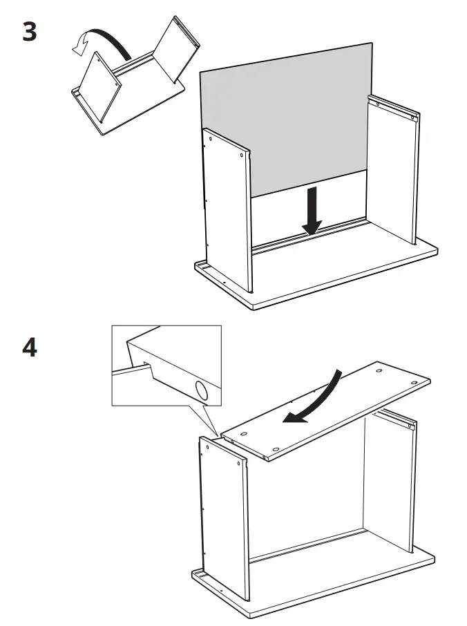 IKEA KONSTRUERA 30x60 cm Drawer without Front White fig6