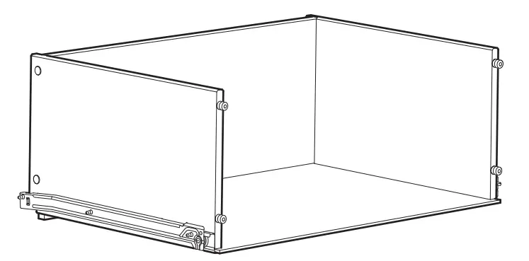 IKEA KONSTRUERA 30x60 cm Drawer without Front White