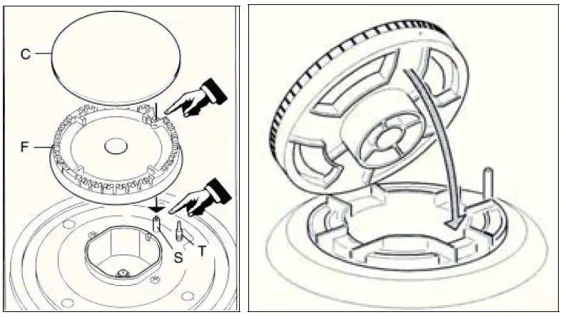 Bellini BDG604G Black Glass Top Surface Built-in Gas Cooktop fig-14