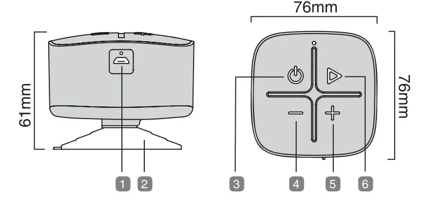 ONFORU SPEAKER03 Shower Speaker - fig