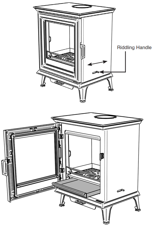 STOVAX STSH5 1 Chesterfield and Sheraton 5 Freestanding Stove Range - SOLID FUEL