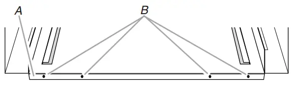 Vinotemp BR MW BI22 S Microwave Oven - Bottom duct flange